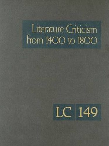 Cover image for Literature Criticism from 1400 to 1800