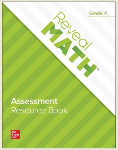 Cover image for Reveal Math Assessment Resource Book, Grade 4