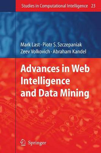 Cover image for Advances in Web Intelligence and Data Mining