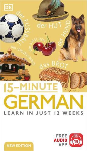 Cover image for 15-Minute German: Learn in Just 12 Weeks