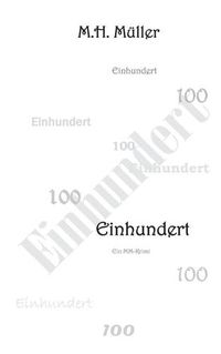 Cover image for Einhundert