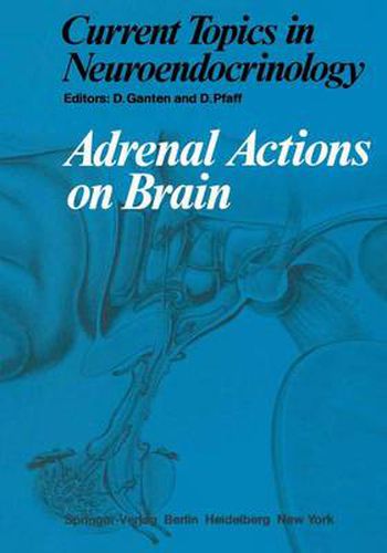 Cover image for Adrenal Actions on Brain