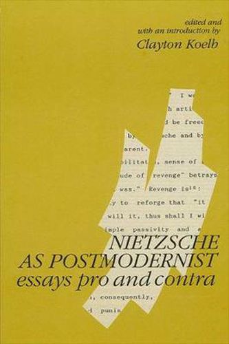 Cover image for Nietzsche as Postmodernist: Essays Pro and Contra