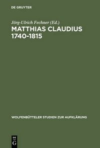 Cover image for Matthias Claudius 1740-1815