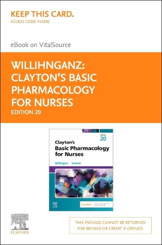 Cover image for Clayton'S Basic Pharmacology for Nurses - Elsevier E-Book on Vitalsource (Retail Access Card)