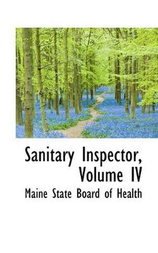 Cover image for Sanitary Inspector, Volume IV