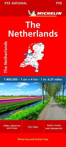 Cover image for Michelin Netherlands Map 715