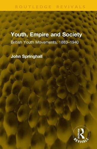 Cover image for Youth, Empire and Society