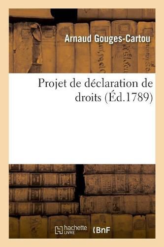 Cover image for Projet de Declaration de Droits