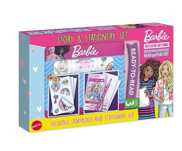 Cover image for Barbie: You Can be a Fashion Designer Story and Stationery Set (Mattel)