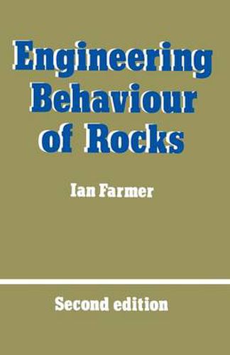 Cover image for Engineering Behaviour of Rocks