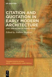 Cover image for Citation and Quotation in Early Modern Architecture