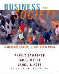 Cover image for Business and Society: Stakeholders, Ethics, Public Policy