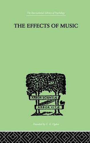 Cover image for The Effects of Music: A series of Essays