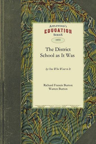 Cover image for District School as It Was