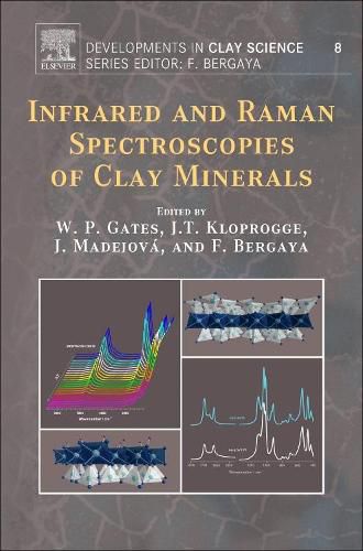 Cover image for Infrared and Raman Spectroscopies of Clay Minerals