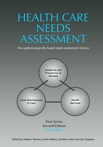 Cover image for Health Care Needs Assessment, First Series, Volume 2, Second Edition