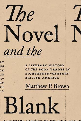 Cover image for The Novel and the Blank