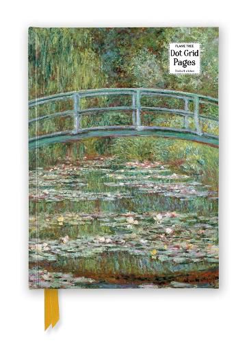 Cover image for Claude Monet: Bridge over a Pond of Water Lilies (Foiled Dot Grid Journal)