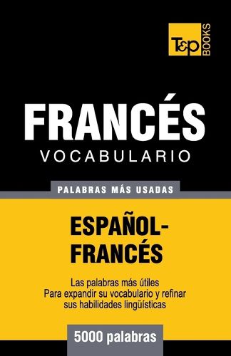 Cover image for Vocabulario espanol-frances - 5000 palabras mas usadas