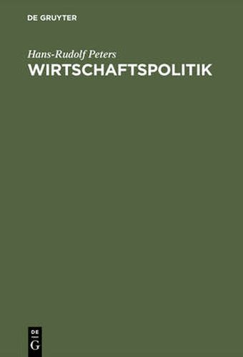 Cover image for Wirtschaftspolitik