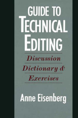 Cover image for Guide to Technical Editing