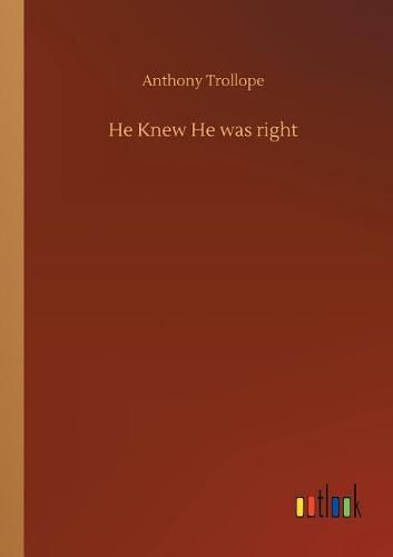 Cover image for He Knew He was right