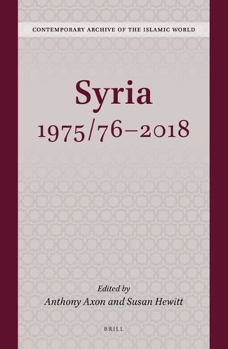 Cover image for Syria 1975/76-2018