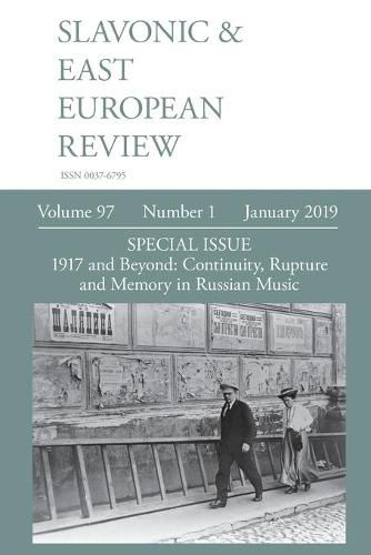 Cover image for Slavonic & East European Review (97: 1) January 2019
