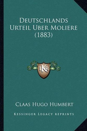 Cover image for Deutschlands Urteil Uber Moliere (1883)