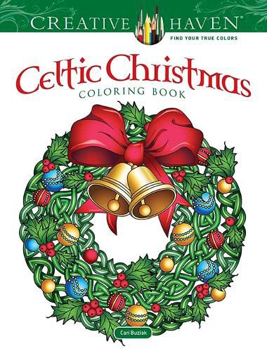 Cover image for Creative Haven Celtic Christmas Coloring Book