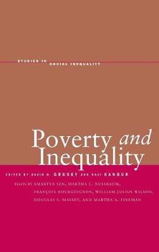 Cover image for Poverty and Inequality