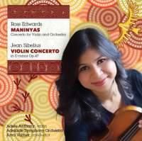 Cover image for Edwards Maninyas Sibelius Violin Concerto