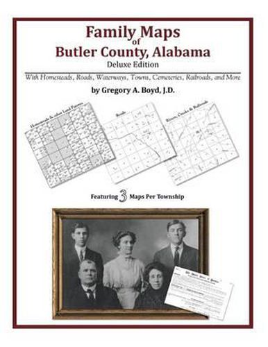 Cover image for Family Maps of Butler County, Alabama, Deluxe Edition