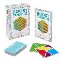 Cover image for Boost Your IQ: Inclues 64-Page Book, 48 Cards and a Press-Out Tangram Puzzle to Test Your Brain Power