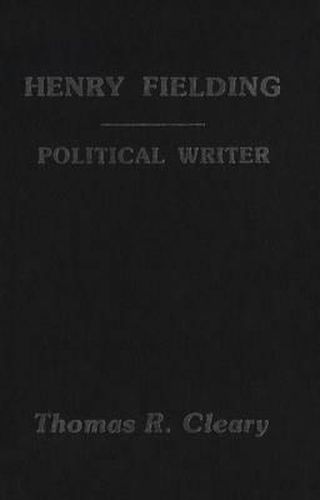 Henry Fielding: A Political Writer