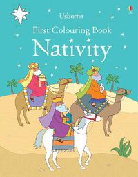 Cover image for First Colouring Book Nativity