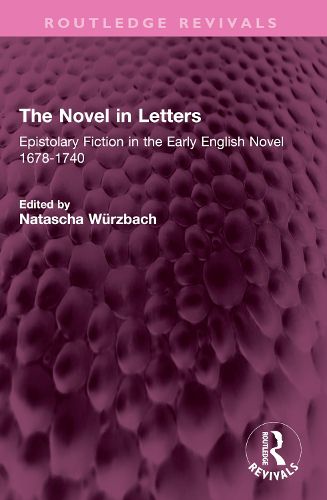 Cover image for The Novel in Letters