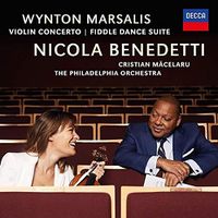 Cover image for Wynton Marsalis: Violin Concerto, Fiddle Dance Suite