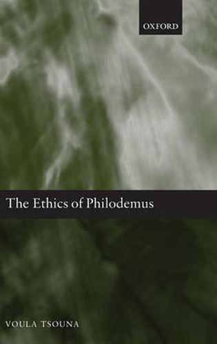 Cover image for The Ethics of Philodemus