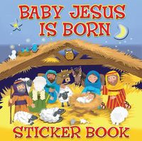 Cover image for Baby Jesus is Born Sticker Book