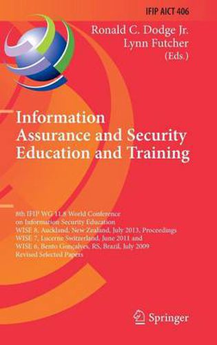 Cover image for Information Assurance and Security Education and Training