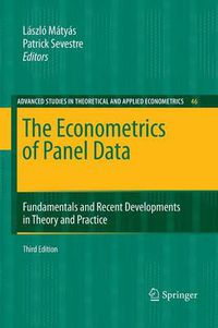 Cover image for The Econometrics of Panel Data: Fundamentals and Recent Developments in Theory and Practice