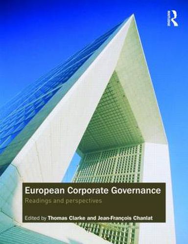 Cover image for European Corporate Governance: Readings and Perspectives