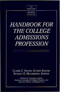 Cover image for Handbook for the College Admissions Profession