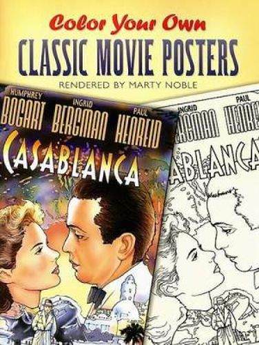 Cover image for Color Your Own Classic Movie Posters