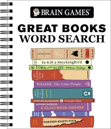 Cover image for Brain Games - Great Books Word Search