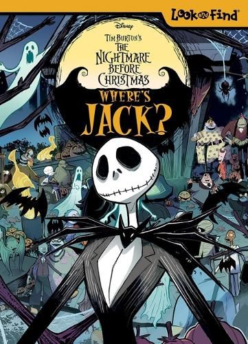 Cover image for Disney Tim Burton's the Nightmare Before Christmas Look and Find