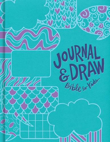 Cover image for CSB Journal and Draw Bible for Kids, Teal Leathertouch Over Board