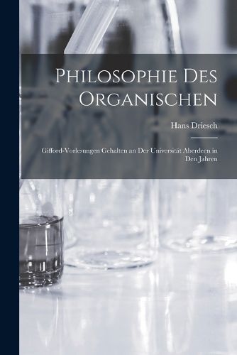 Cover image for Philosophie des organischen